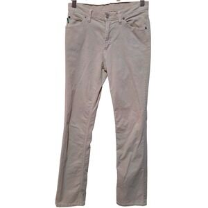 United Colors of Benetton Cream Corduroy Straight Leg Pants Made in Italy 42